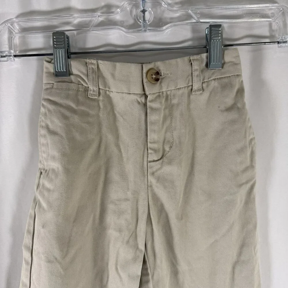 Polo Ralph Lauren Chino Pants Baby Boy 18M Khaki Flat Front Pull On